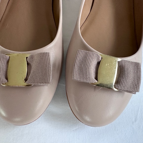 New Bruno Magli Mina Ballet Flat Size 39 Nude - Picture 6 of 8